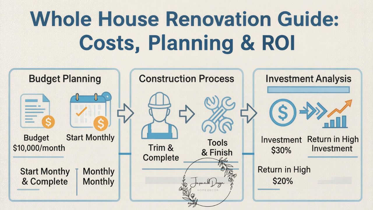 Whole House Renovation Guide Costs, Planning & ROI