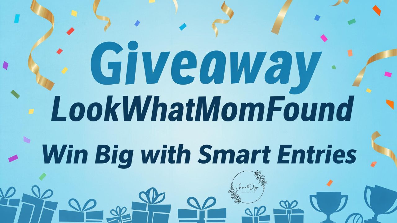 Giveaway LookWhatMomFound Win Big with Smart Entries