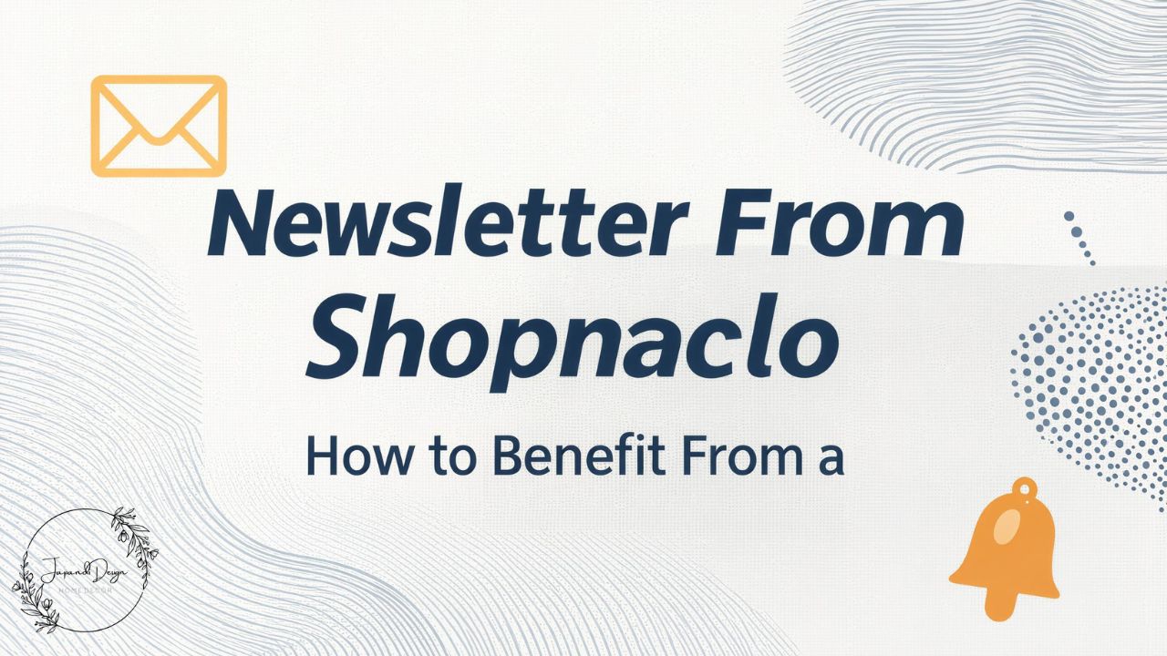How to Benefit From a Newsletter From Shopnaclo Today
