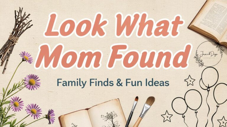 Look What Mom Found Family Finds & Fun Ideas