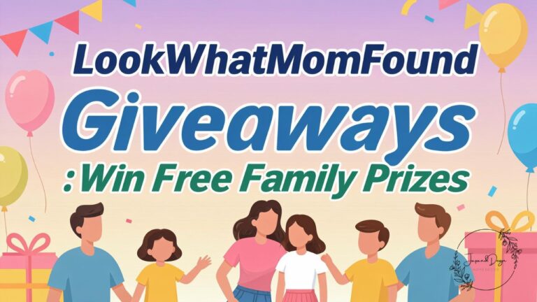 LookWhatMomFound Giveaways Win Free Family Prizes