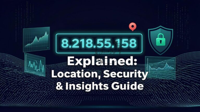8.218.55.158 Explained Location, Security & Insights Guide