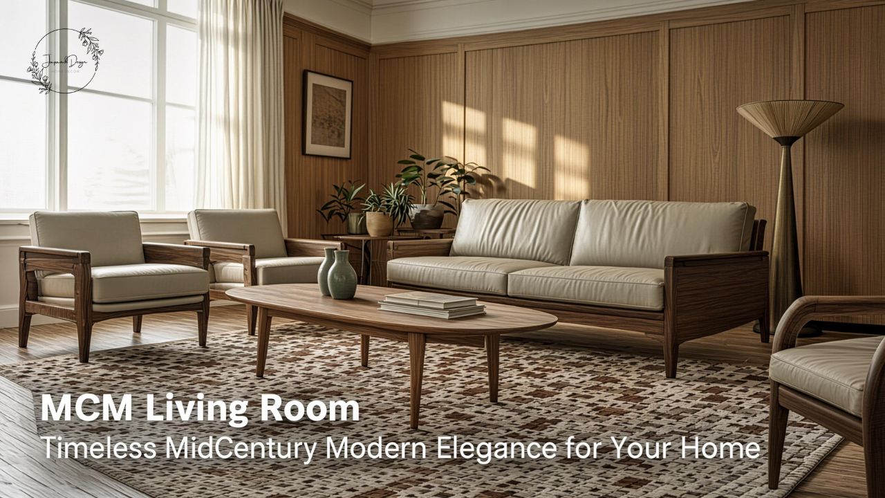 MCM Living Room Timeless MidCentury Modern Elegance for Your Home