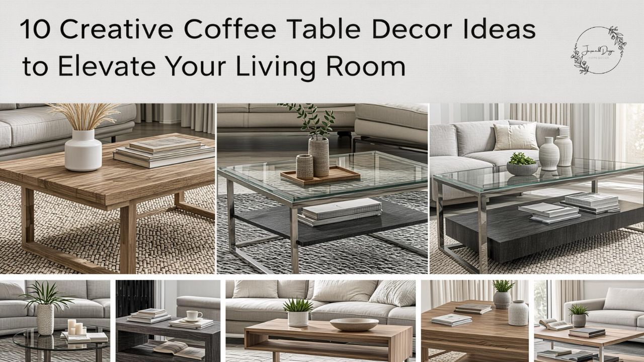10 Creative Coffee Table Decor Ideas to Elevate Your Living Room