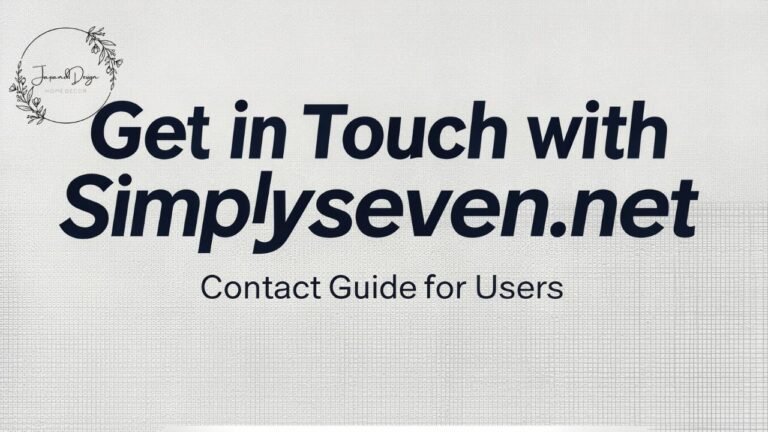 Get in Touch with Simplyseven.net Contact Guide for Users