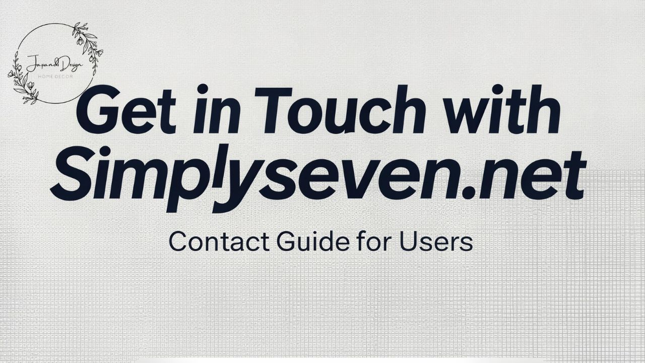 Get in Touch with Simplyseven.net Contact Guide for Users