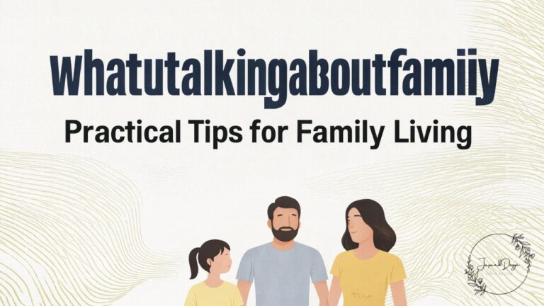 whatutalkingboutfamily Practical Tips for Family Living
